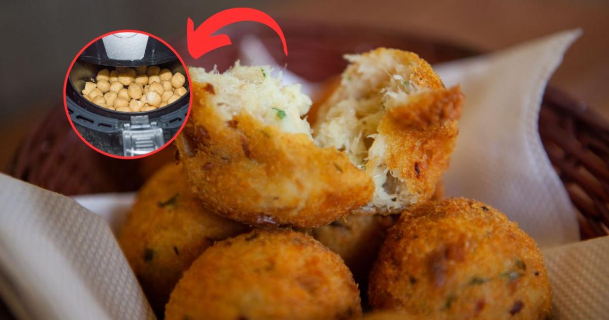 Quem Tem Air Fryer Precisa Fazer Esse Bolinho De Bacalhau Simples O