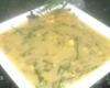 Caldo verde com farinha de milho
