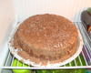 Bolo trufado de brigadeiro branco e preto