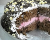 Bolo de chocolate com mousse de danoninho