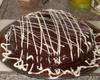 Bolo trufado de brigadeiro branco e preto