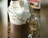 Chocolate quente com creme de avelã