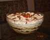 Pavê de chocolate com morangos
