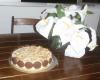 Torta cremosa de nozes