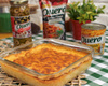 Canelone de frango com creme de milho