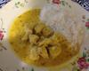 Frango ao molho de abóbora cabocha e requeijão