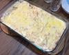 Macarrão com carne moída e queijo