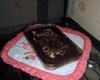 Pavê de chocolate preto e chocolate branco