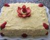 Torta de morango com nata