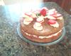 Torta de morango com nata
