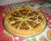 Pizza com borda recheada