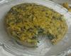 Torta de quinoa com escarola