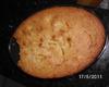 Bolo de aveia com banana e coco