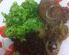 Bife de fígado acebolado