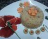 Risoto de linguiça calabresa