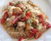 Moqueca de postas de peixes e camarões (sem azeite de dendê)