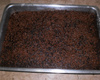 Bolo de chocolate com calda de chocolate