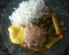 Frango com quiabo