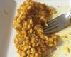 Risoto de abóbora japonesa com carne seca