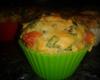 Muffin de espinafre e queijo feta