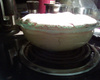 Torta de banana com creme e suspiro do Marcelo