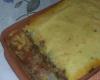 Escondidinho de batata /mandioca e carne moída