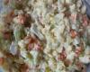 Salada de couve - flor com ovos