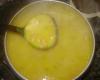 Sopa de abóbora com linguiça
