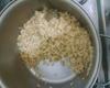 Arroz integral na panela de pressão