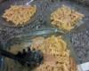 Macarrão com frango defumado de micro-ondas