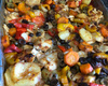 Peixe com legumes ao forno
