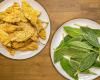 Peixe frito vegano