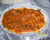Peixe ao molho de camarão e alcaparras