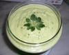 Mousse de abacate com limão