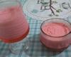 Gelatina cremosa com creme de leite
