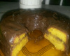 Bolo de cenoura com brigadeiro mole