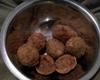 Bolinho de carne moída à milanesa