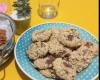 Biscoito de aveia com gotas de chocolate
