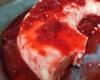 Flan de morango