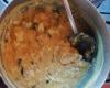 Sopa de fubá com ovos