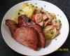 Chucrute com bisteca kassler e batatas