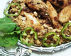 Frango assado com farofa crocante