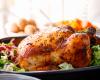 Frango de natal recheado com farofa