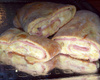 Pão recheado com presunto