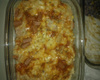 Macarrão de forno com presunto e queijo