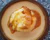 Pudim de claras com creme inglês