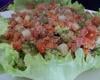Salada de triguilho (trigo para quibe) e legumes