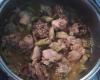 Frango com quiabo picante