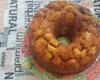 Bolo de banana com calda