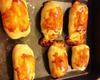 Pão recheado com presunto e queijo